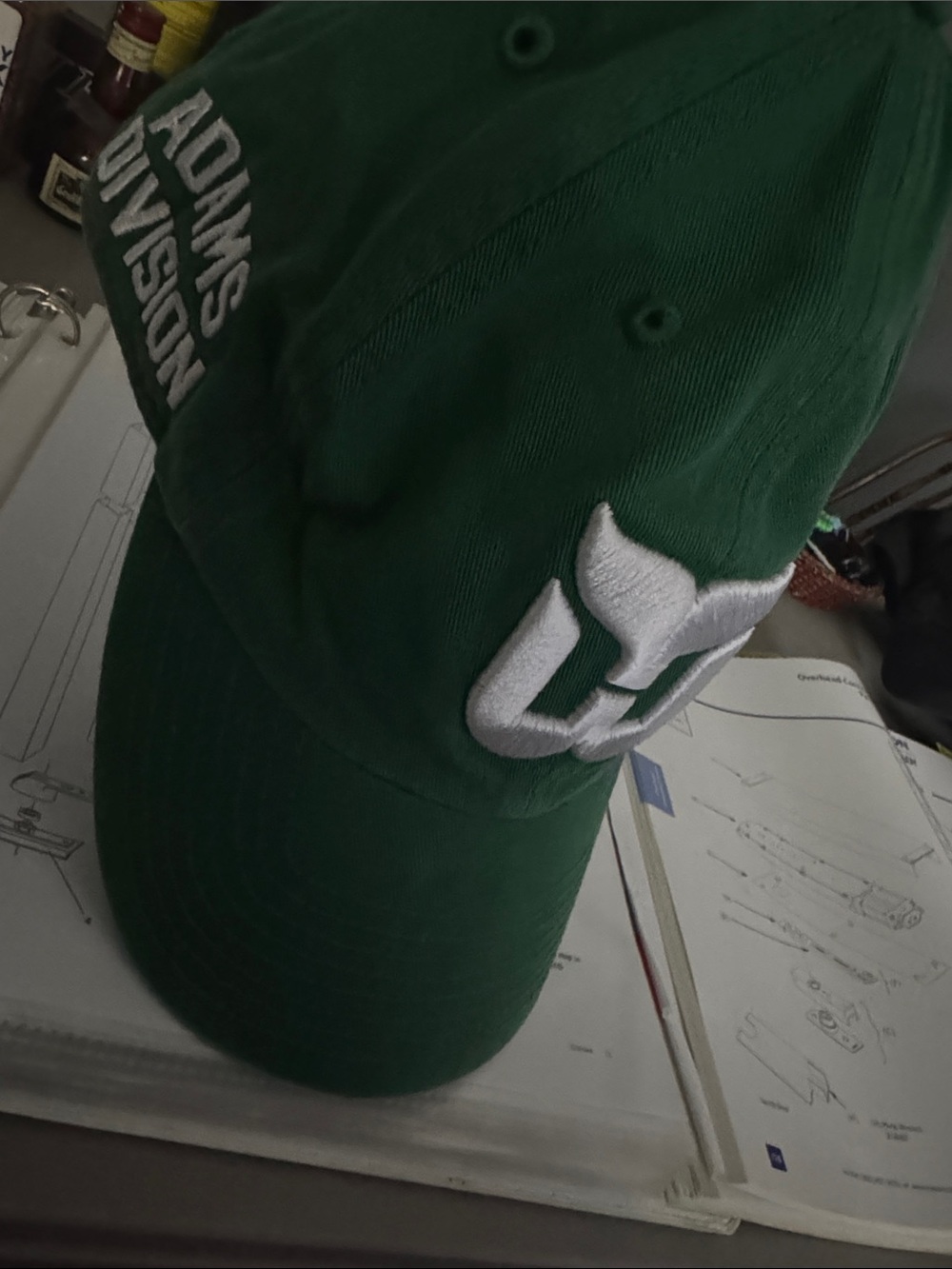 Vintage NHL Whalers 47’ Green Baseball Cap - Picture 2 of 6